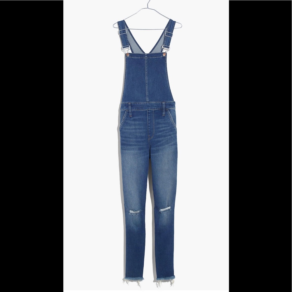 NWT- Madewell- Roadtripper Overalls in Brodie Wash